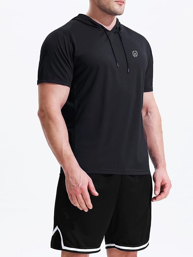NELEUS Dry Fit Workout Athletic Muscle Tank Top Running Shirts with Hoods