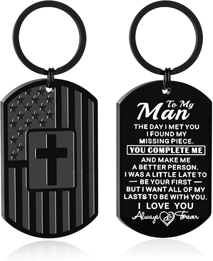 DuoDiner Stocking Stuffers Christmas Gift-Keychain Gifts for Men Religious Mens Gifts