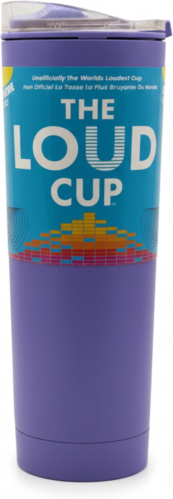 The LoudCup Reusable Water Bottle – 2-in-1 Travel Tumbler & Noisemaker – BPA-Free, Blow Horn & Cup with Slide Lid – Perfect for Sports Events, Game Day, Tailgating & Parties