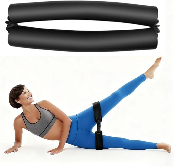 Hip & Core System, Resistance Loop to Stretch, Core Fitness Glute Workout Bands,Working for Home Gym Outdoor,Gift for Fitness Enthusiasts (Black)