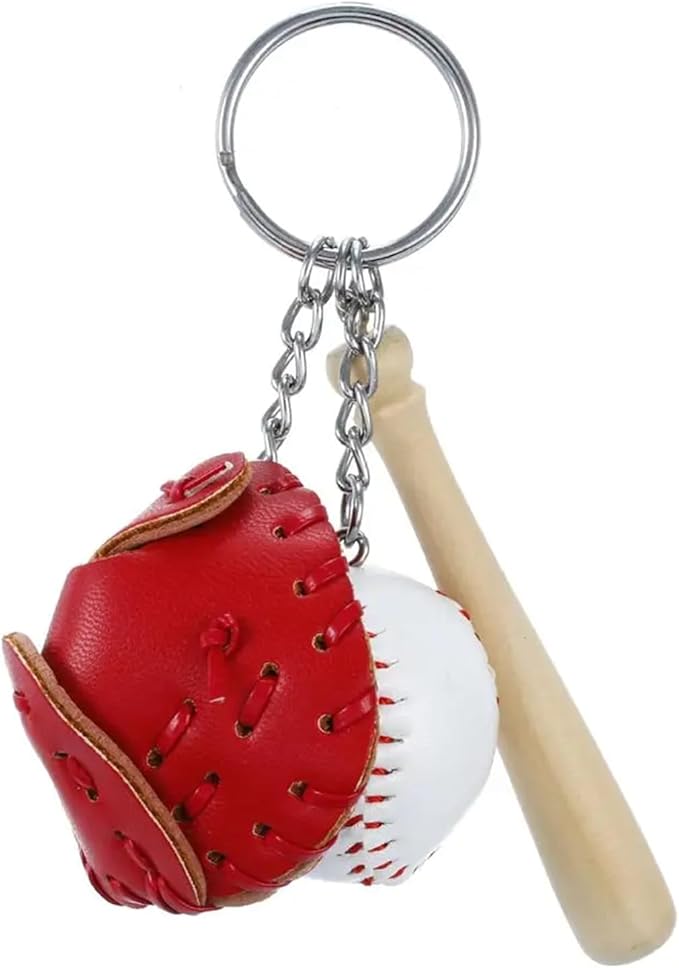 Mini Cute Soccer Keychain Bowling Tennis Baseball Keychain for Men Women Boys Girls Gift