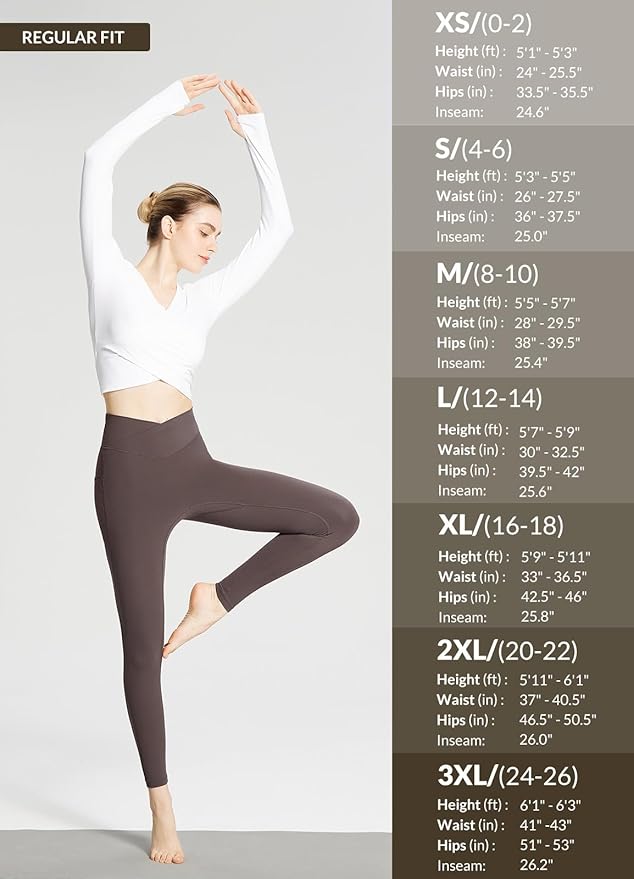BALEAF Women's Leggings with Pockets Black Tummy Control Workout High Waisted Athletic 7/8 Ultra Soft Gym Yoga Ankle Pants