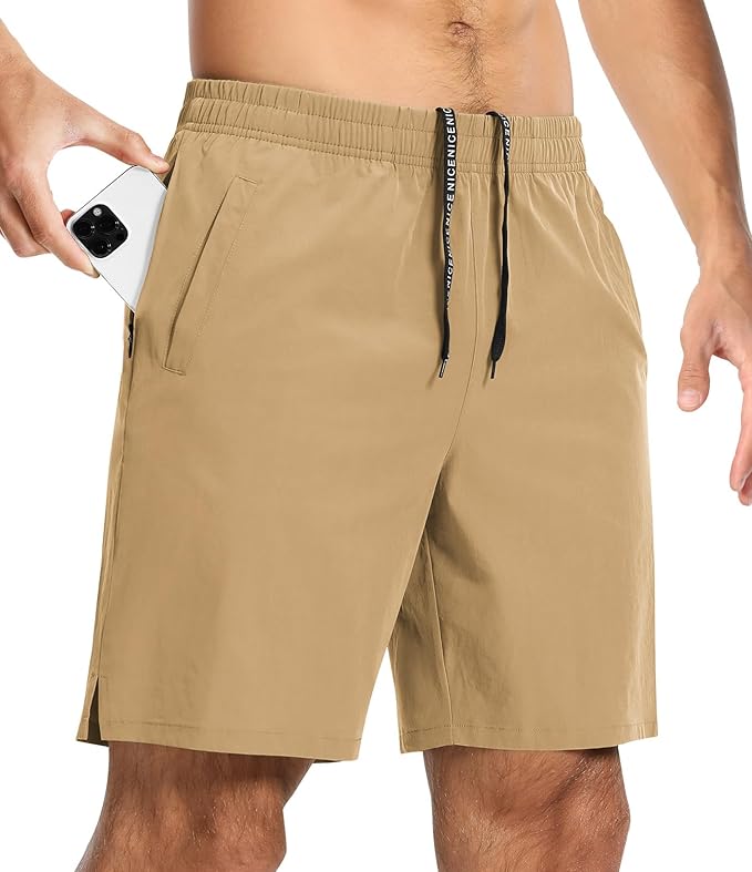 CANGHPGIN Mens Workout Athletic Shorts 7 inch / 5 inch Quick Dry Running Shorts Men Lightweight Sports Gym Shorts with Pocket