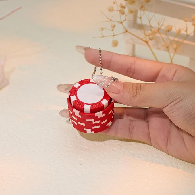 minihope Click Fidget Keychain – Cute Stress Relief Gadget – Pocket Button Clicker for Focus, Fun & Bag Charm Us