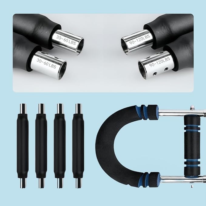 Twister Arm Trainer for Men | 2 Pairs of Springs 30–120 lbs | Fitness Equipment | Gym Equipment for Home | Chest and Arm Trainer | Arm Exercise Equipment | Calisthenics Equipment