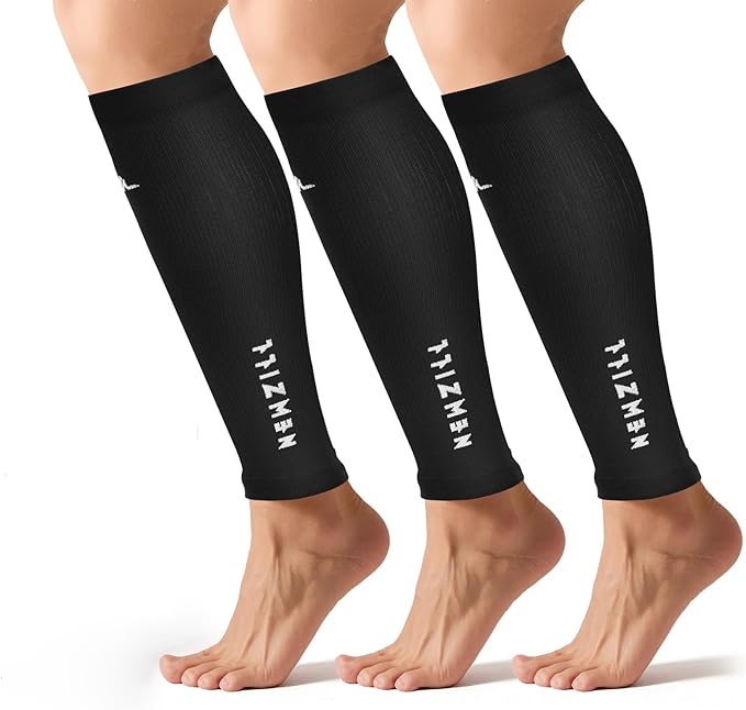 NEWZILL Compression Calf Sleeves (20-30mmHg) for Men & Women Perfect Option to Compression Socks for Running Travel Nursing
