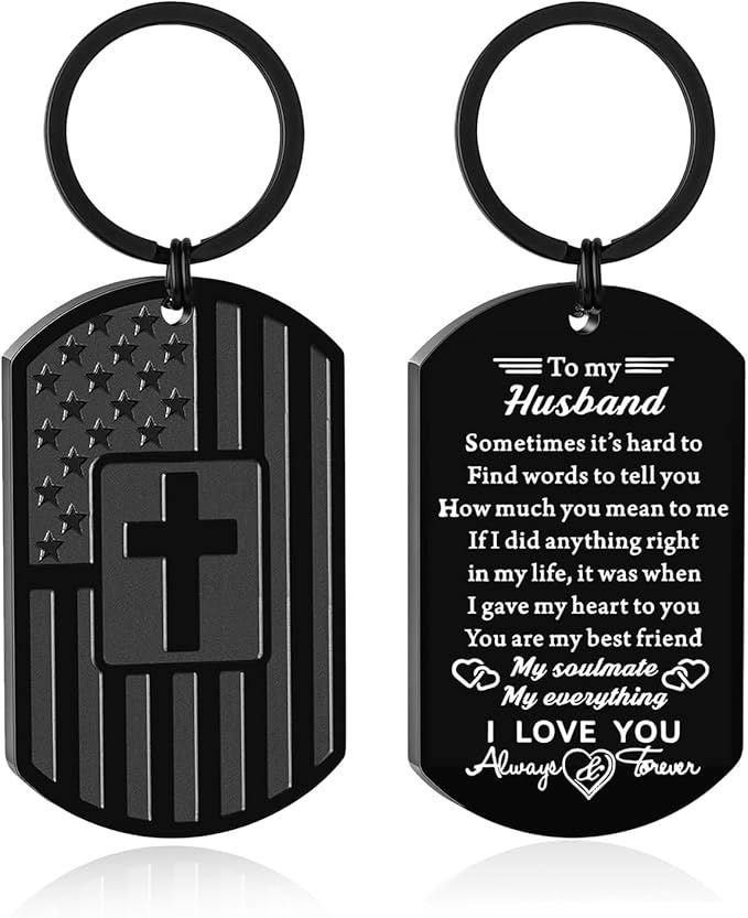 DuoDiner Stocking Stuffers Christmas Gift-Keychain Gifts for Men Religious Mens Gifts