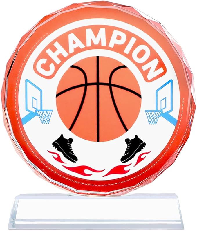 Crystal Trophy Award for Kids & Adult, Champion Football Baseball Soccer Basketball Sports Winner Trophies, Award Trophy for Sports Championships Tournaments Award Competitions Rewards Prizes