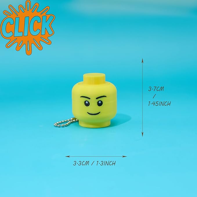 minihope Click Fidget Keychain – Cute Stress Relief Gadget – Pocket Button Clicker for Focus, Fun & Bag Charm Us
