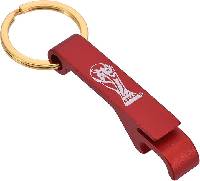 Official FIFA World Cup 2026 Edition - 2.5 inch Aluminum Bottle Opener Keychain - Once-in-a-Lifetime Collector’s Item- Premium Light Weight Aluminium Alloy- Perfect for Backpacks, Keys, and Luggage