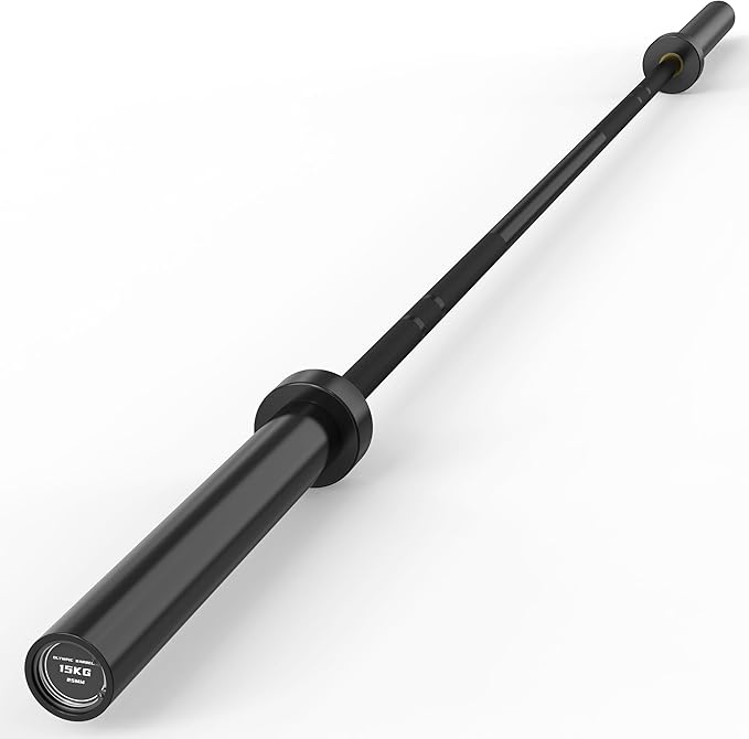 Olympic Barbell, 45lb/35lb 2-inch Weight Bar for Bench Press, 7ft/6.5ft Olympic Bar, 1000 lb/1500 lb High-Capacity, Hard Chrome, Knurled Grip, Strength Training Deadlift Weightlifting Squat