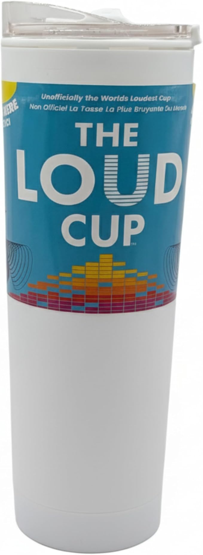 The LoudCup Reusable Water Bottle – 2-in-1 Travel Tumbler & Noisemaker – BPA-Free, Blow Horn & Cup with Slide Lid – Perfect for Sports Events, Game Day, Tailgating & Parties