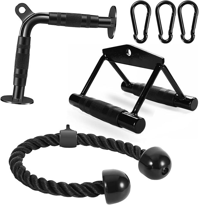 Solid Cable Machine Attachment, Cable Attachments for Gym, Gym Cable Attachments, Cable Machine Attachments Set