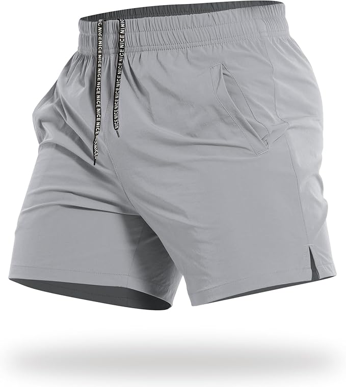 CANGHPGIN Mens Workout Athletic Shorts 7 inch / 5 inch Quick Dry Running Shorts Men Lightweight Sports Gym Shorts with Pocket