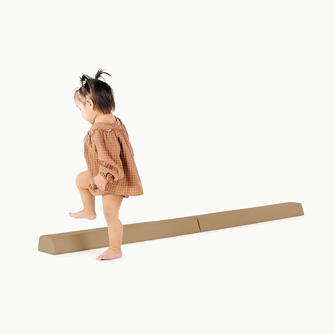 Kids Folding Foam Balance Beam 72" L Kids Balance Beam - Develops Coordination for Toddlers and Children Ages 1-5 - Toddler Balance Beam Folds in Half for Easy Storage
