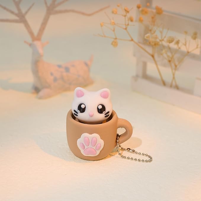 minihope Click Fidget Keychain – Cute Stress Relief Gadget – Pocket Button Clicker for Focus, Fun & Bag Charm Us