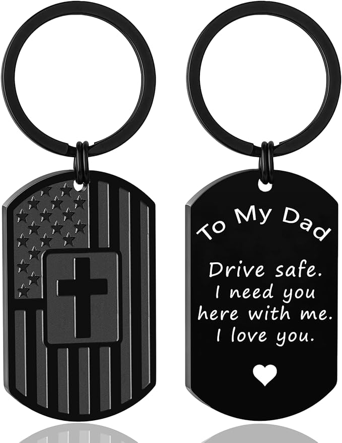 DuoDiner Stocking Stuffers Christmas Gift-Keychain Gifts for Men Religious Mens Gifts