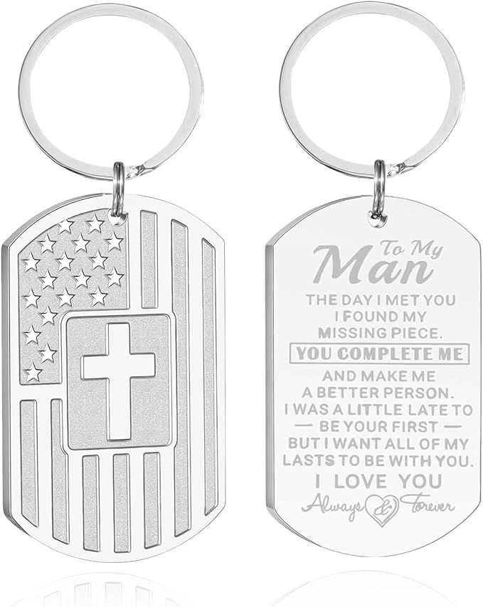 DuoDiner Stocking Stuffers Christmas Gift-Keychain Gifts for Men Religious Mens Gifts