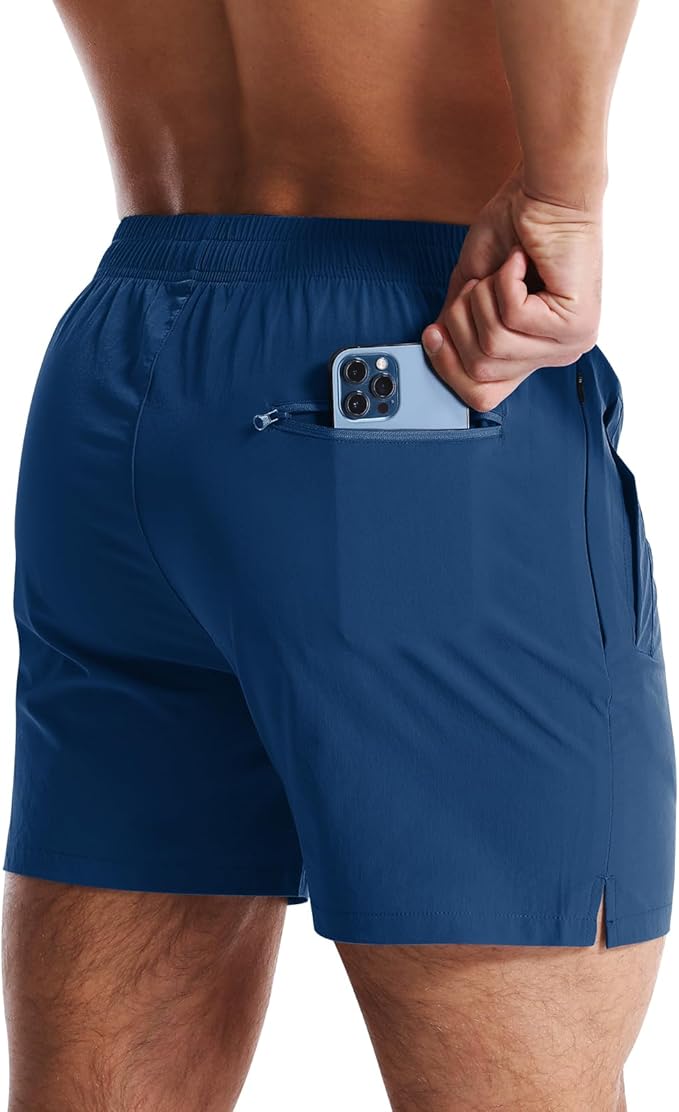 CANGHPGIN Mens Workout Athletic Shorts 7 inch / 5 inch Quick Dry Running Shorts Men Lightweight Sports Gym Shorts with Pocket