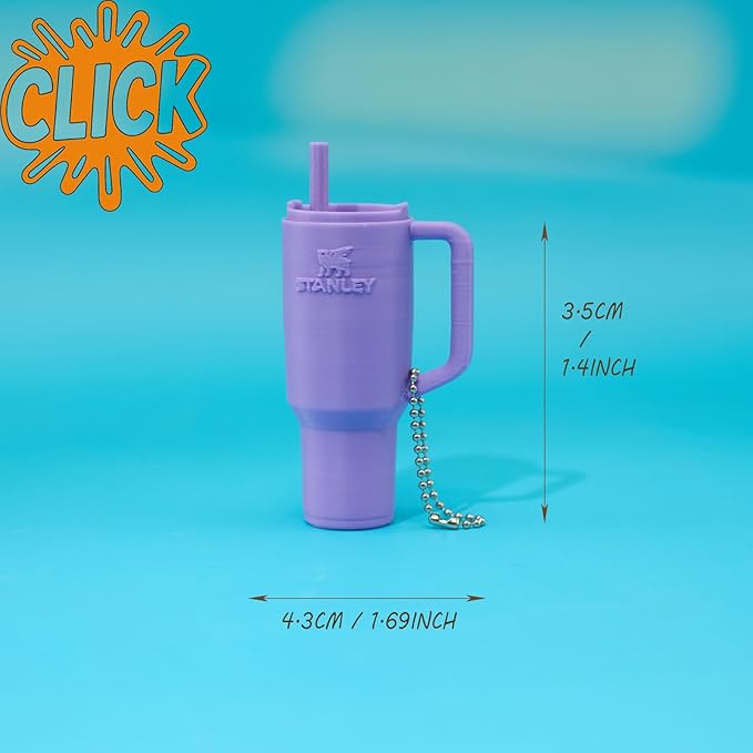 minihope Click Fidget Keychain – Cute Stress Relief Gadget – Pocket Button Clicker for Focus, Fun & Bag Charm Us