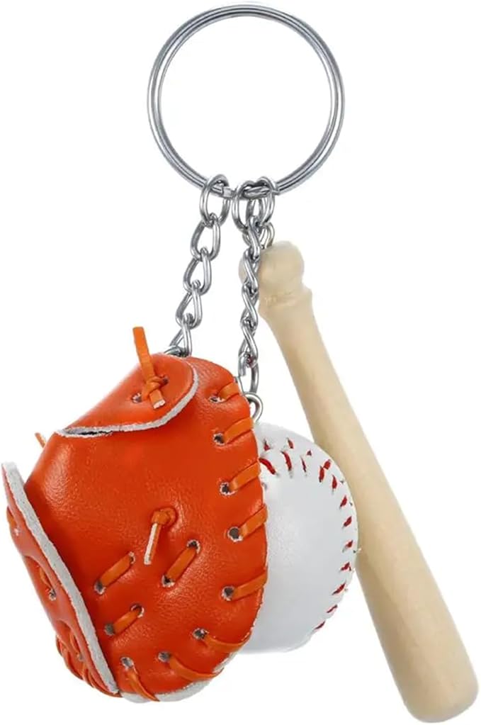 Mini Cute Soccer Keychain Bowling Tennis Baseball Keychain for Men Women Boys Girls Gift