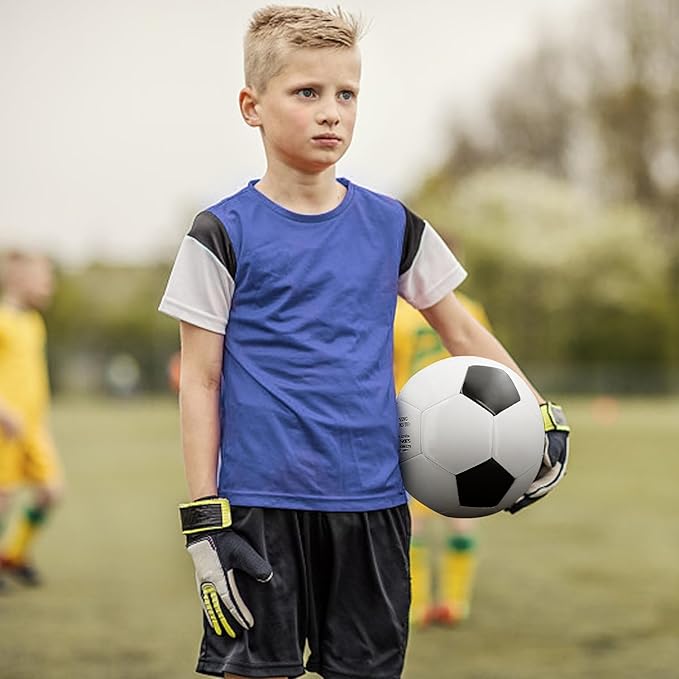 KWOOD Custom Classic Soccer Ball,Engraved Soccer Ball with Premium Pump for Training Recreation Practice,Available for Indoor Outdoor Toddlers Kids Teens Adults