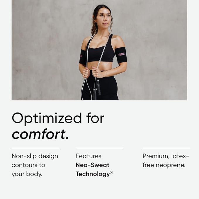 Sports Research Sweet Sweat Waist Trimmer (Core Series) - Premium Sweat Enhancing Fitness Band for Women & Men