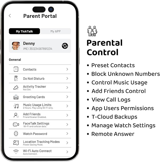 TickTalk5 Smart Watch for Kids with GPS Tracker, Video Calling, Texting, and Parental App, 4G Smartwatch with Free Music, Phone Calls, and Reminders for Kids Ages 3-12