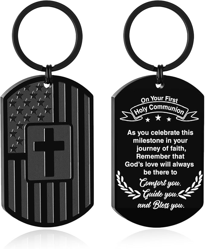 DuoDiner Stocking Stuffers Christmas Gift-Keychain Gifts for Men Religious Mens Gifts