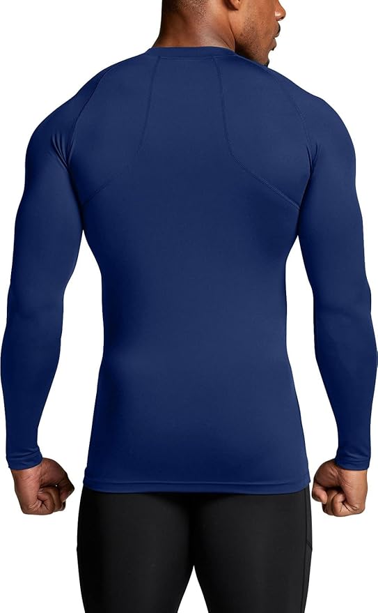 ATHLIO Men's UPF 50+ Long Sleeve Compression Shirts, Water Sports Rash Guard Base Layer, Athletic Workout Shirt