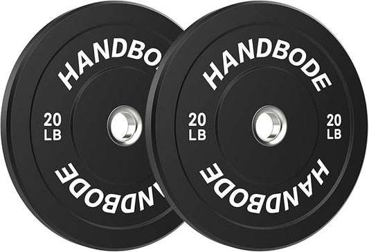 2-Inch Weight Plates High Bounce, Olympic Bumper Plate Set 45/100/160/190/260/300lb, Colored Weight Plates Set for Home Gym, Barbell Weights Rubber Strength Training Plate for Weight Lifting