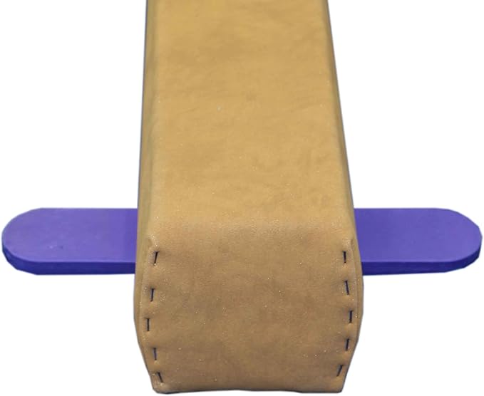 Tumbl Trak 8 Foot Addie Gymnastics Training Suede Balance Beam, High and Low Beam Gymnastics for Home, Non Slip Base, Competition Feel