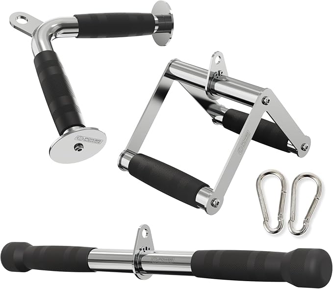 POWER GUIDANCE Cable Machine Attachment, LAT Pulldown Attachments, Cable Attachments for Gym, Home Gym Accessories