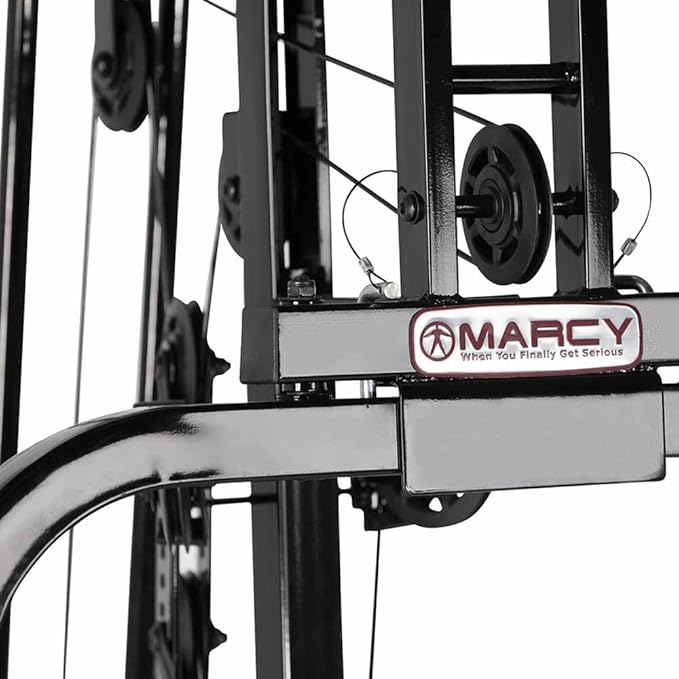 Marcy Multifunctional Workout Station 100lbs to 200lbs Stack Home Gym for Weightlifting and Bodybuilding