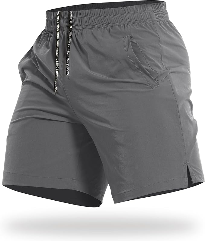 CANGHPGIN Mens Workout Athletic Shorts 7 inch / 5 inch Quick Dry Running Shorts Men Lightweight Sports Gym Shorts with Pocket