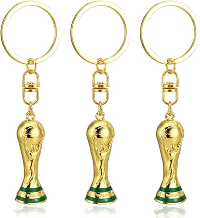 Soccer Keychain 2026 World Cup Design Soccer Ball Keychain with National Flags