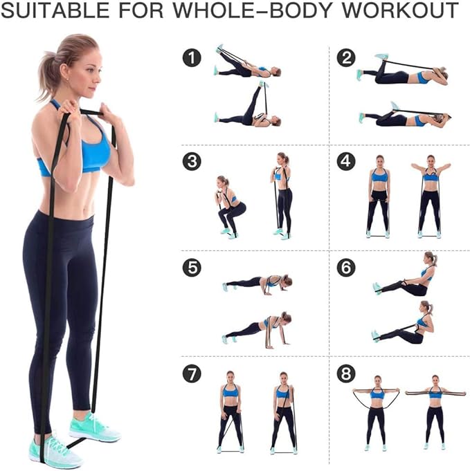 Pull-Up Bands - Resistance Bands for Women's Workout - Perfect for Gym & Home