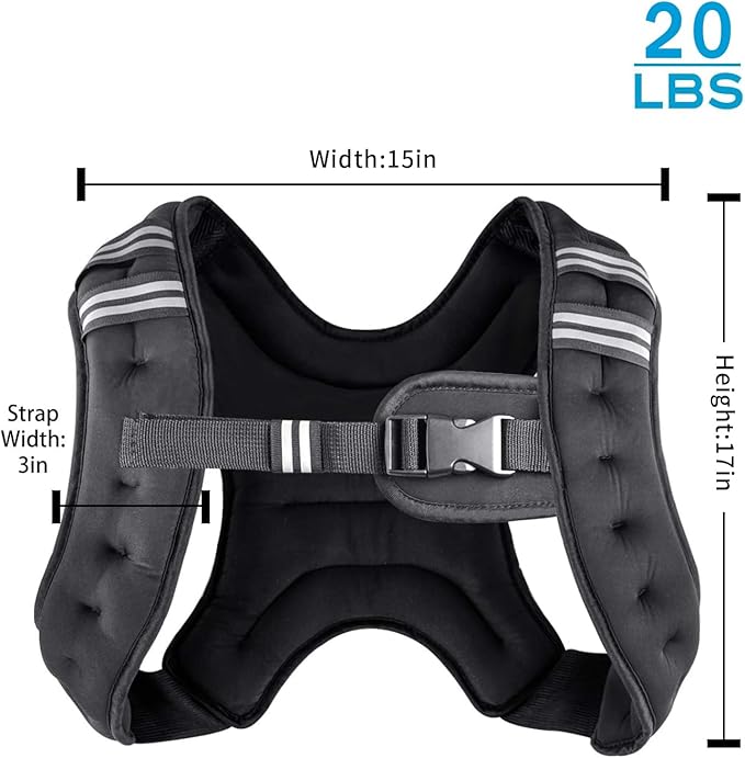 Henkelion Weighted Vest Weight Vest for Men Women Kids Weights Included, Body Weight Vests Adjustable for Running, Training Workout, Jogging, Walking
