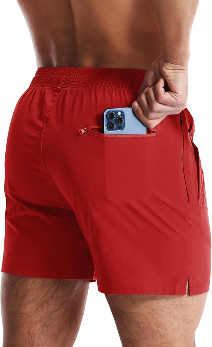 CANGHPGIN Mens Workout Athletic Shorts 7 inch / 5 inch Quick Dry Running Shorts Men Lightweight Sports Gym Shorts with Pocket