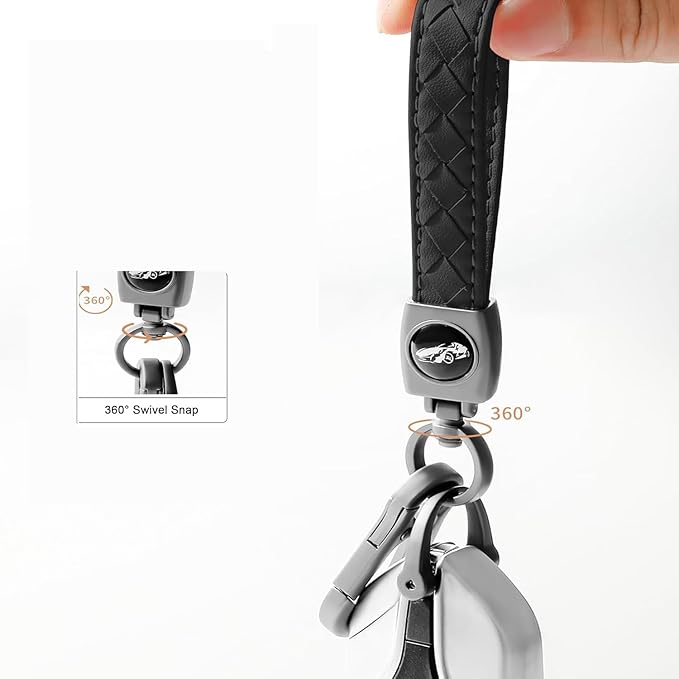 2 Pack Keychain, Sturdy Key Ring,Clip Holder Organizer for Home,Car