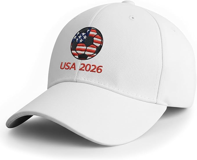 2026 Soccer World Cup Hat - Adjustable Baseball Cap,World Cup Merchandise Gifts Accessories Decorations