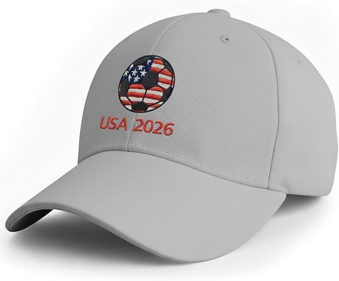 2026 Soccer World Cup Hat - Adjustable Baseball Cap,World Cup Merchandise Gifts Accessories Decorations