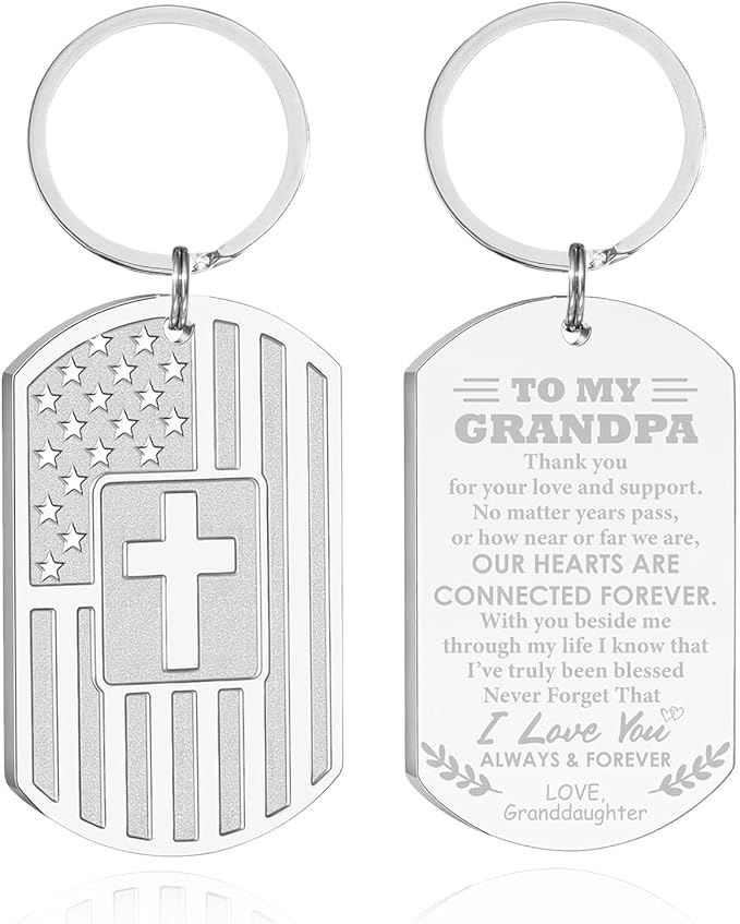 DuoDiner Stocking Stuffers Christmas Gift-Keychain Gifts for Men Religious Mens Gifts