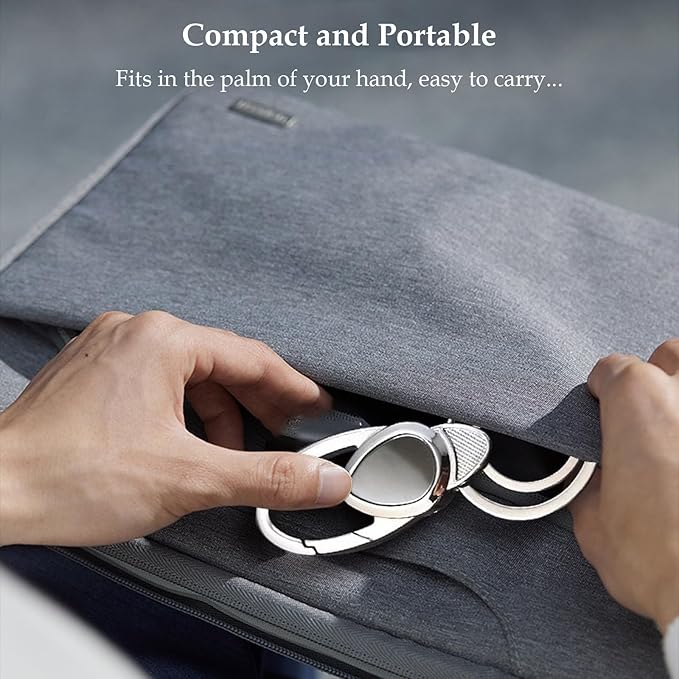 2 Pack Keychain, Sturdy Key Ring,Clip Holder Organizer for Home,Car