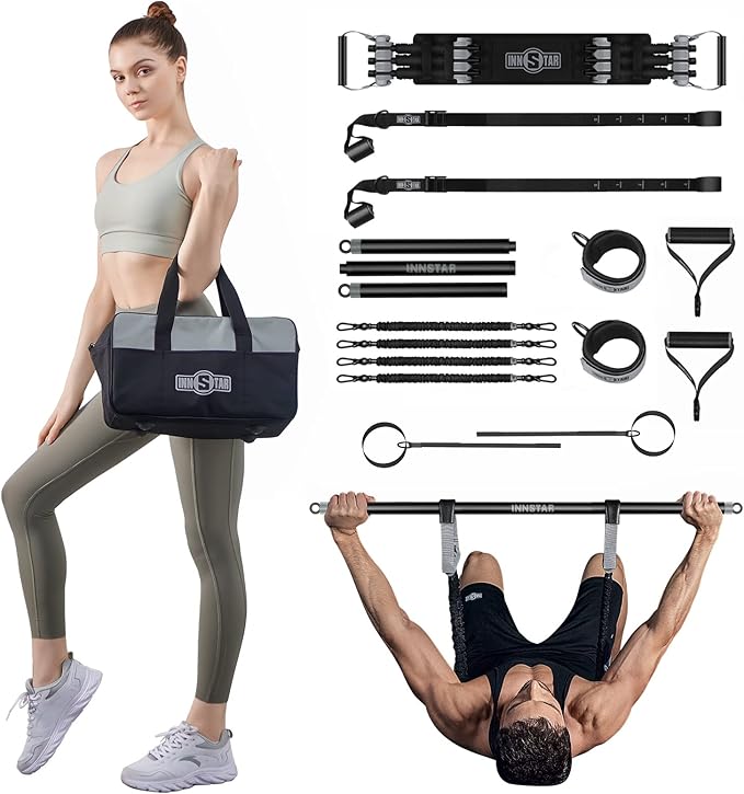 INNSTAR Cable Handles Gym Equipment, Resistance Band Handles with Solid ABS Core Grips, D Handle Cable Attachment, Heavy Duty Exercise Handles, Cable Machine Handles