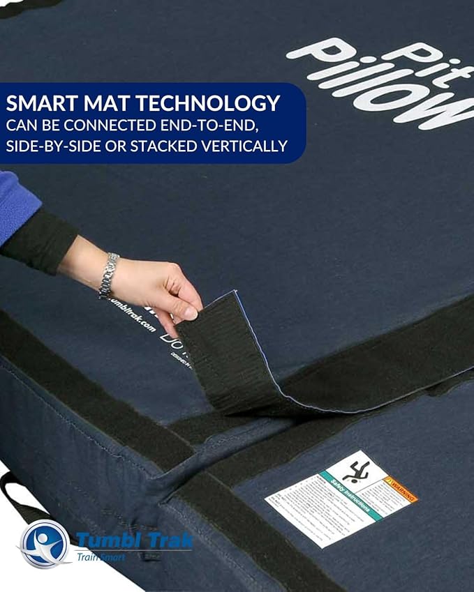 Tumbl Trak Pit Pillow Soft Mat w/Denim Cover