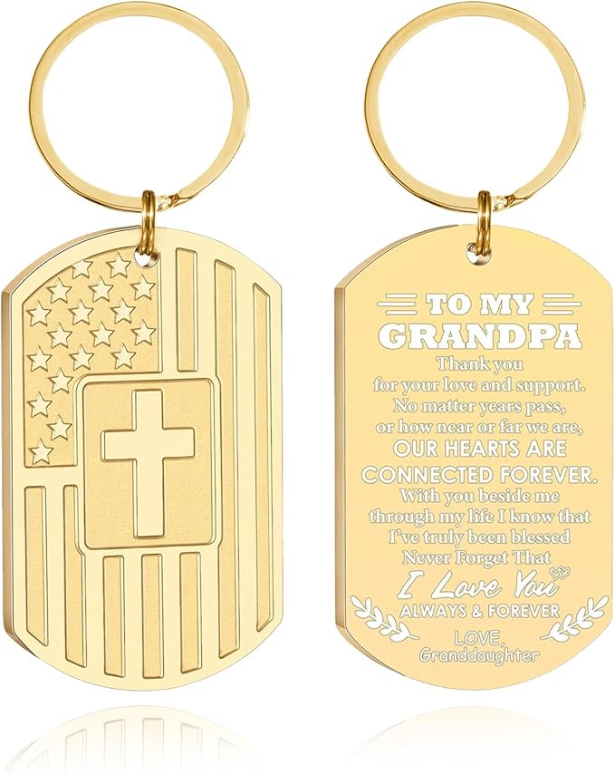 DuoDiner Stocking Stuffers Christmas Gift-Keychain Gifts for Men Religious Mens Gifts