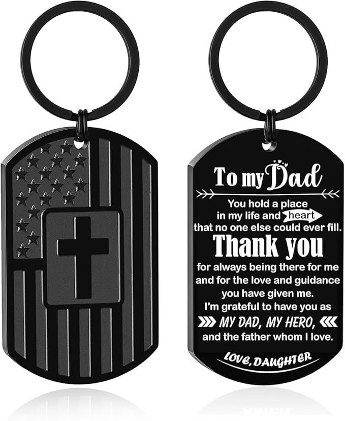 DuoDiner Stocking Stuffers Christmas Gift-Keychain Gifts for Men Religious Mens Gifts