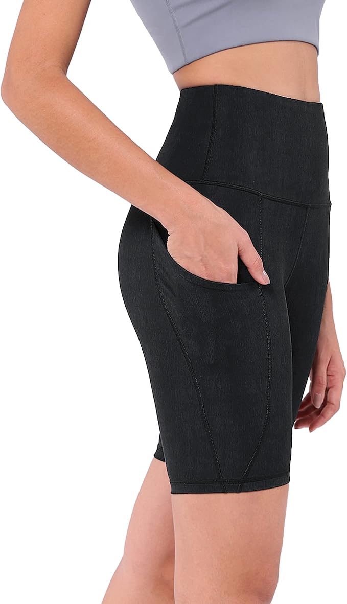 ODODOS Women's Tummy Control Biker Shorts 2.0 with Pockets High Waist Athletic Workout Yoga Shorts-3.5''/ 5"/ 8" / 10" Inseam