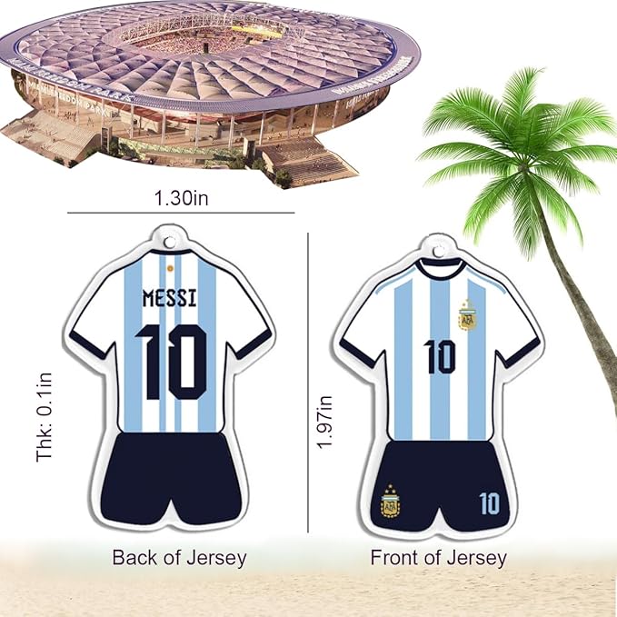4-in-1 wristlet keychain for men,key chain accessories with Rabbit,World cup trophy,Messi keychain,for car key FOB,bag charms
